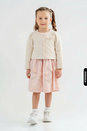 Kız Çocuk Elbise 5-8 Yaş 52077