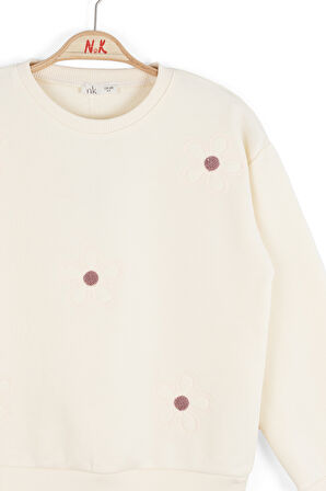 Kız Çocuk Sweatşirt 8-14 Yaş 39306