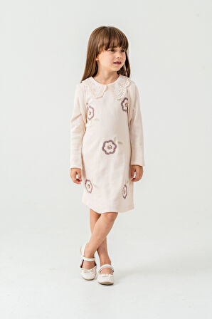 Kız Çocuk Elbise 4-7 Yaş 52032