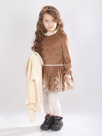 Kız Çocuk Elbise 1-5 Yaş 4734