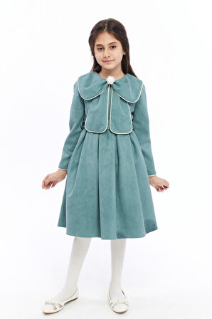 Kız Çocuk Elbise 4-12 Yaş 1884