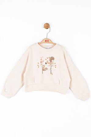 Kız Çocuk Sweatshirt 9aY-4 Yaş 37609
