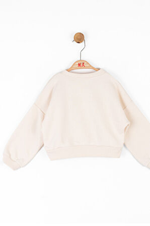 Kız Çocuk Sweatshirt 9aY-4 Yaş 37609