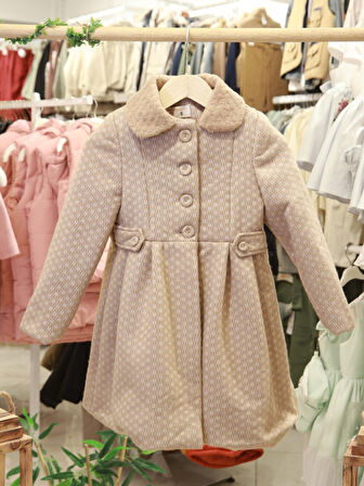 Kız Çocuk Kaban 4-8 Yaş 1052