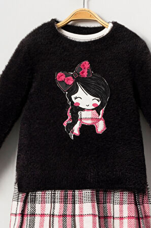 Kız Çocuk Elbise 3-12 Yaş 2711