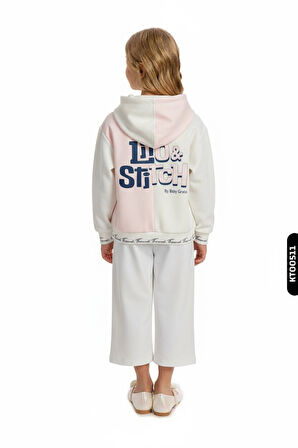 Kız Çocuk Eşofman Takım 4-8 Yaş 7233