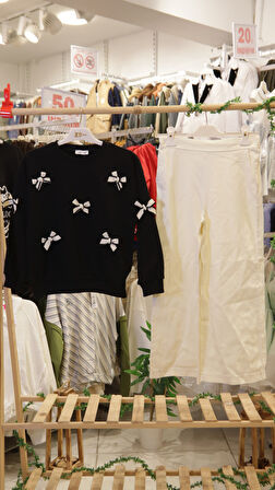 Kız Çocuk 2li Kombin Takım 8-14 Yaş SET0398