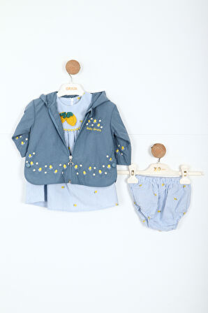 Kız Çocuk Elbise 3-12 Ay 9060