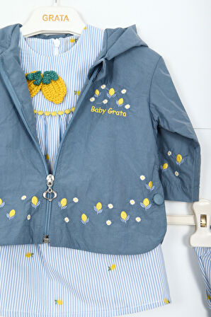 Kız Çocuk Elbise 3-12 Ay 9060