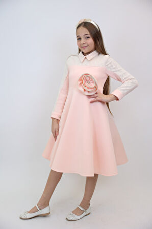 Kız Çocuk Elbise 6-14 Yaş 3900