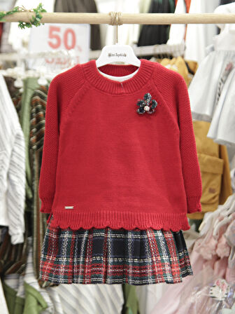 Kız Çocuk Elbise 3-12 Yaş 4055