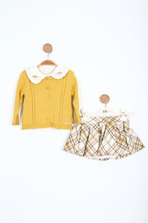 Kız Çocuk Alt Üst Etek Takım 6-36 Ay 3092