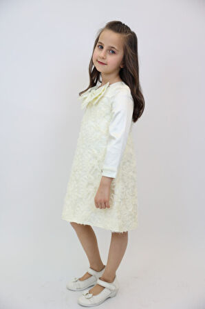 Kız Çocuk Elbise 3-10 Yaş 3911