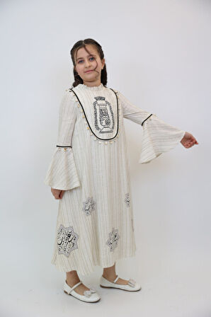 Kız Çocuk Elbise 4-14 Yaş 1200