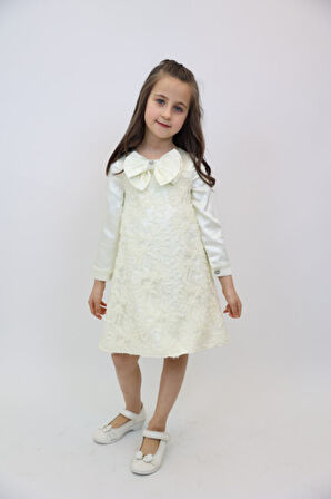 Kız Çocuk Elbise 3-10 Yaş 3911
