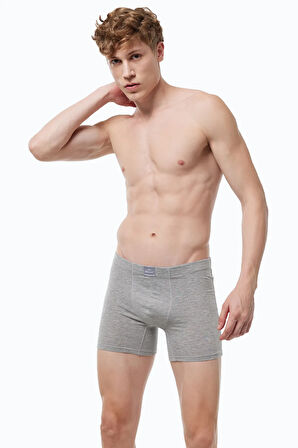 Erkek Füme Premium Collection Modal Uzun Boxer 250