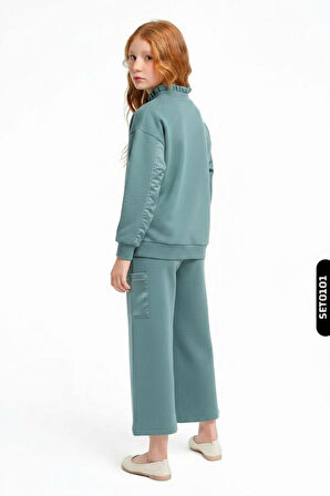 Kız Çocuk Eşofman Takım 6-14 Yaş 1017