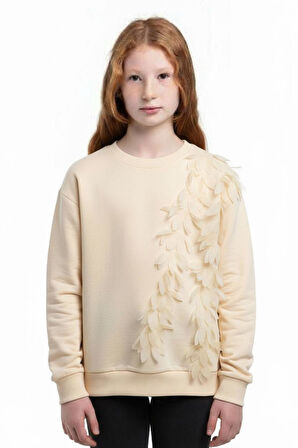 Kız Çocuk Sweatşirt 8-14 Yaş 39315