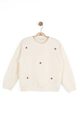 Kız Çocuk Sweatşirt 8-14 Yaş 39306