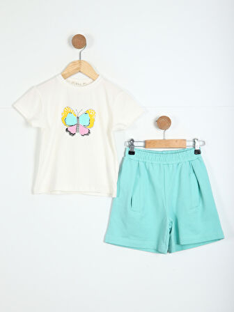 Kız Çocuk Kombin Takmı 4-8 Yaş SET0299