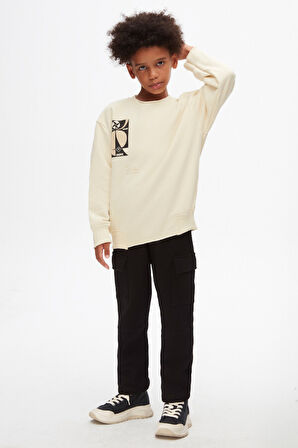 Erkek Çocuk Sweatshirt 8-14 Yaş 47303