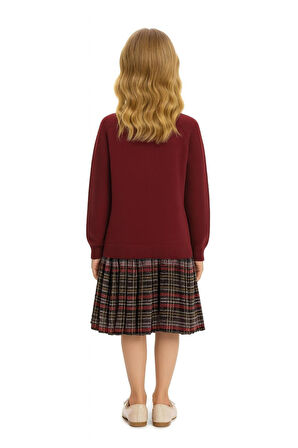 Kız Çocuk Elbise 8-12 Yaş 4068