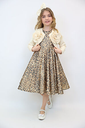 Kız Çocuk Elbise 8-14 Yaş 3916