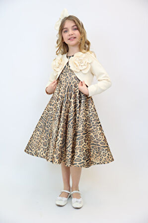 Kız Çocuk Elbise 8-14 Yaş 3916