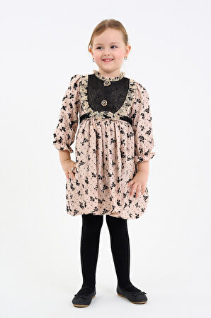 Kız Çocuk Elbise 2-6 Yaş 9120