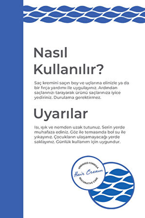 Durulanmayan Saç Bakım Kremi (cremask ) 500 ml