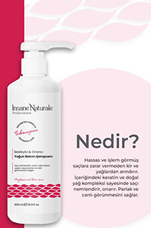 Yıpranmış Saçlar İçin Yoğun Bakım Şampuanı 500 ml