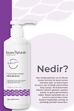 Turunculaşma Karşıtı Mor Şampuan (SİLVER ŞAMPUAN) 500 ml