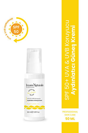 Aydınlatıcı Güneş Kremi- Spf 50 ,uva & Uvb Koruyucu Güneş Kremi 50 ml