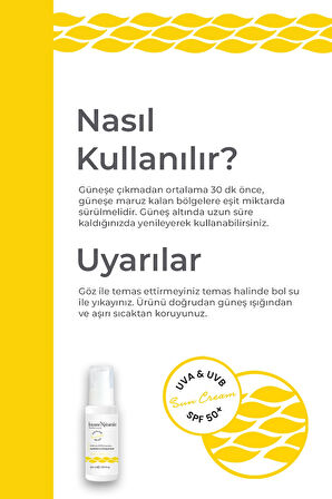 Aydınlatıcı Güneş Kremi- Spf 50 ,uva & Uvb Koruyucu Güneş Kremi 50 ml