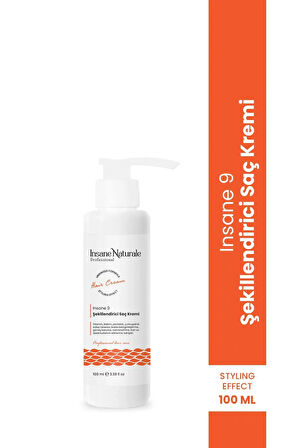 Şekillendirici, Bukle Belirginleştirici Saç Bakım Ve Onarım Kremi (INSANE 9)(VALİZ-SEYAHAT BOY)100ml