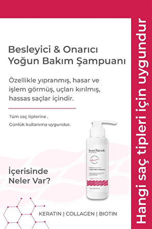 Besleyici & Onarıcı Yoğun Bakım Şampuanı (VALİZ-SEYAHAT BOY) 100 ml