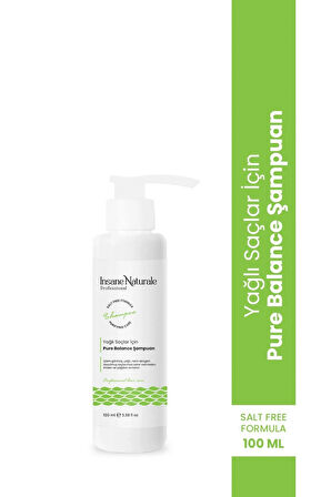 Yağlı Saçlar Için Pure Balance Şampuan (VALİZ-SEYAHAT BOY) 100 ml