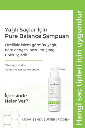 Yağlı Saçlar Için Pure Balance Şampuan (VALİZ-SEYAHAT BOY) 100 ml