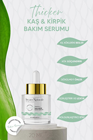 Insane Naturale Kaş Kirpik Serum 20 ml 