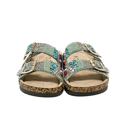 Kadın Terlik 25Y102-2 YS Guja Yeşil