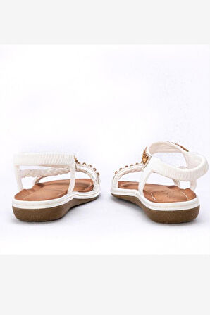 Guja 25Y152-1 Kadın Sandalet Beyaz 36-41 