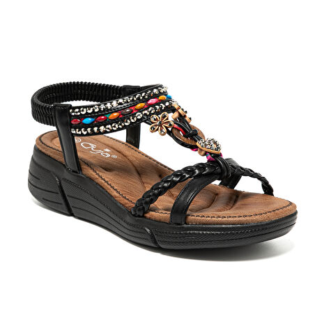 Kadın Sandalet 25Y154-1 SY Guja Siyah