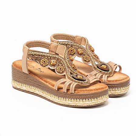Kadın Sandalet 25Y171 BJ Guja Bej