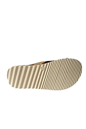 GUJA 25Y178 KADIN KALIN TABAN ORTOPEDİ TERLİK CAMEL