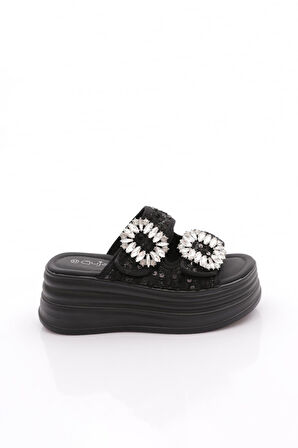 Guja 25Y405-2 Kadın Taşlı Terlik