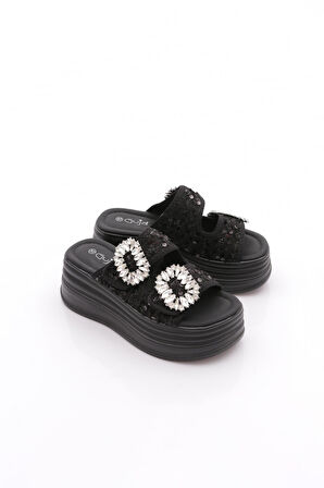 Guja 25Y405-2 Kadın Taşlı Terlik