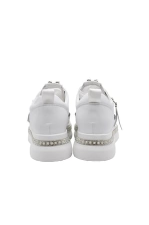 GUJA 25Y423-4 GİZLİ DOLGU TAŞ SARGILI KADIN SNEAKER AYAKKABI