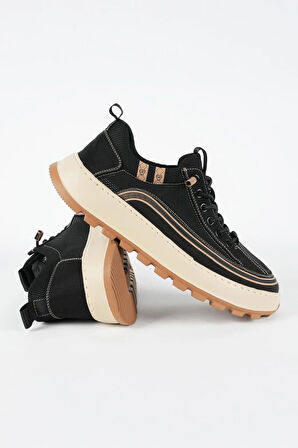 GUJA 25Y514 HAFİF LASTİKLİ ERKEK FİLELİ SPOR AYAKKABI