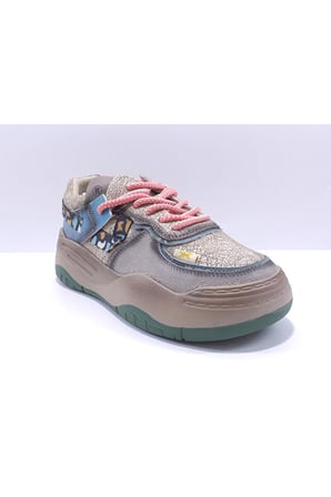 Guja 25k328 Kadın Sneaker Kalın Taban Spor Ayakkabı Bej