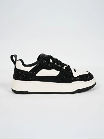 GUJA 25K359-4 GUJA KADIN TAŞLI GÜNLÜK SPOR AYAKKABI SİYAH